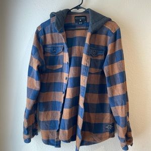 Billabong hooded flannel